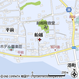 福島県相馬市尾浜船越周辺の地図