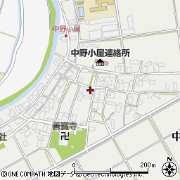 新潟県新潟市西区中野小屋229周辺の地図
