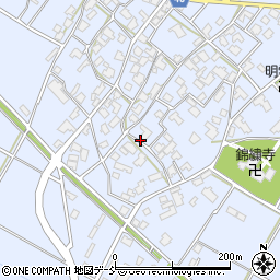 新潟県新潟市秋葉区七日町周辺の地図