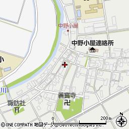 新潟県新潟市西区中野小屋205周辺の地図