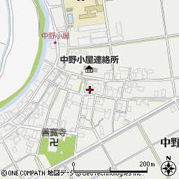 新潟県新潟市西区中野小屋248周辺の地図