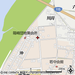 福島県伊達市箱崎沖44-2周辺の地図