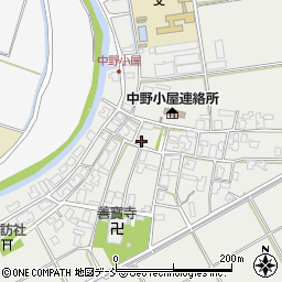 新潟県新潟市西区中野小屋217周辺の地図