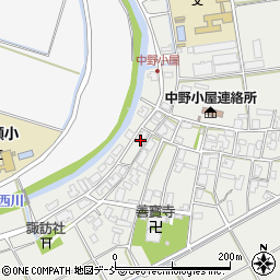 新潟県新潟市西区中野小屋63周辺の地図