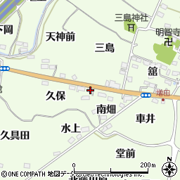 福島県福島市飯坂町東湯野榧下19周辺の地図