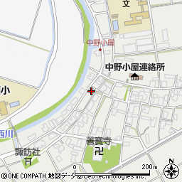 新潟県新潟市西区中野小屋62周辺の地図