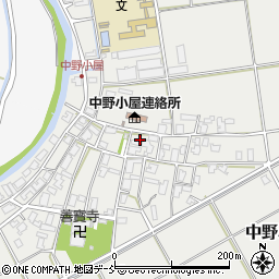 新潟県新潟市西区中野小屋252周辺の地図
