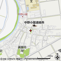 新潟県新潟市西区中野小屋210周辺の地図