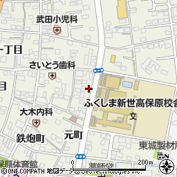 福島民友新聞社県北支社周辺の地図
