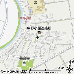 新潟県新潟市西区中野小屋213周辺の地図