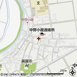 新潟県新潟市西区中野小屋212-1周辺の地図