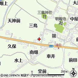 福島県福島市飯坂町東湯野榧下24-2周辺の地図