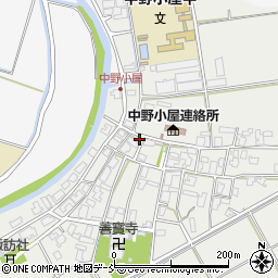新潟県新潟市西区中野小屋208周辺の地図