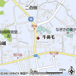 松川港郵便局周辺の地図