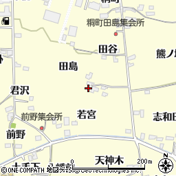 福島県福島市飯坂町湯野田島12周辺の地図