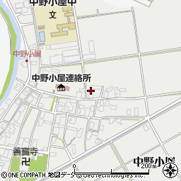 新潟県新潟市西区中野小屋588周辺の地図
