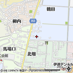 福島県伊達市鶴田2周辺の地図