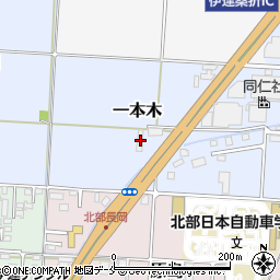 福島県伊達市一本木38周辺の地図