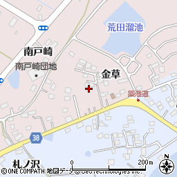 福島県相馬市原釜（金草）周辺の地図