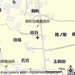 福島県福島市飯坂町湯野田島2周辺の地図