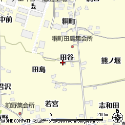 福島県福島市飯坂町湯野田島20-3周辺の地図
