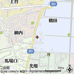 福島県伊達市鶴田9周辺の地図