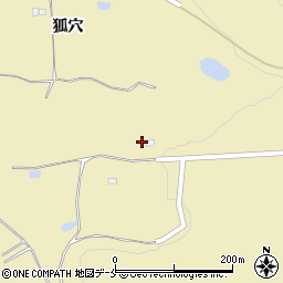 福島県伊達市梁川町大関柴平周辺の地図