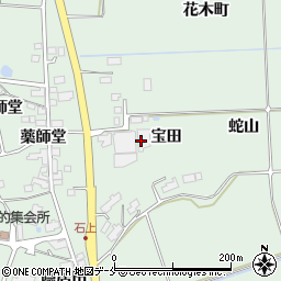 福島県相馬市石上宝田周辺の地図
