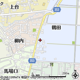 福島県伊達市鶴田10周辺の地図