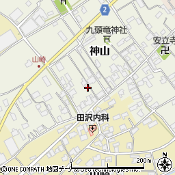 新潟県新潟市西区神山96周辺の地図