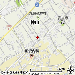 新潟県新潟市西区神山110周辺の地図