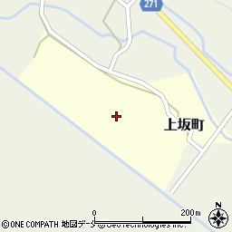 新潟県阿賀野市上坂町周辺の地図