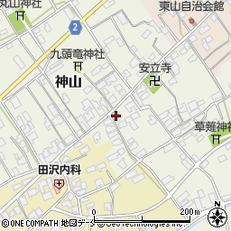 新潟県新潟市西区神山133周辺の地図