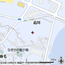 福島県相馬市尾浜追川周辺の地図