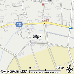 福島県伊達市伏黒（堤下）周辺の地図