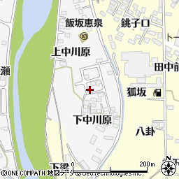 福島県福島市飯坂町下中川原15周辺の地図