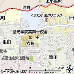 福島県伊達市高田4周辺の地図