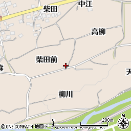 福島県福島市飯坂町中野柴田前23周辺の地図