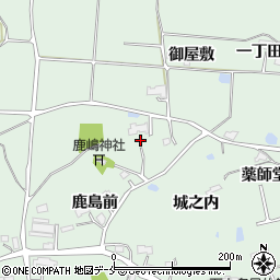 福島県相馬市石上御屋敷周辺の地図