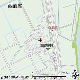 新潟県新潟市南区西酒屋234-1周辺の地図