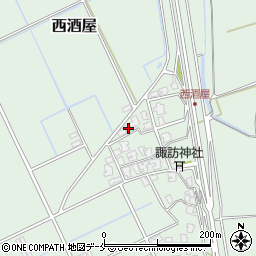 新潟県新潟市南区西酒屋222-2周辺の地図