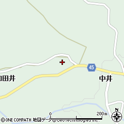 宮城県伊具郡丸森町筆甫和田井45周辺の地図