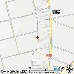 新潟県阿賀野市関屋周辺の地図
