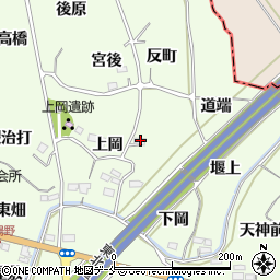福島県福島市飯坂町東湯野上岡21周辺の地図