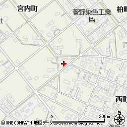 福島県伊達市保原町宮内町周辺の地図