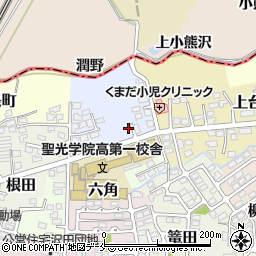 福島県伊達市高田3周辺の地図