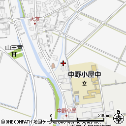 新潟県新潟市西区中野小屋889-4周辺の地図