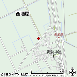 新潟県新潟市南区西酒屋619周辺の地図