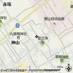 新潟県新潟市西区神山146周辺の地図
