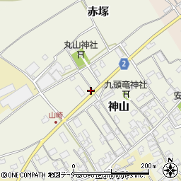 新潟県新潟市西区神山183周辺の地図
